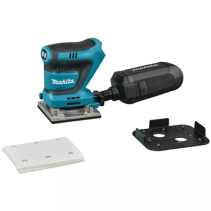 Makita DBO484Z portatīvā slīpmašīna Ekscentriskā slīpmašīna 14000 OPM Melna, Zila