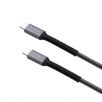 Automašīnas strāvas adapteris FIXED FIXDA-CC12-GR — 12 V līdzstrāvas ieeja, USB-C un USB izejas
