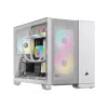 Corsair 2500D AIRFLOW Micro ATX Dual Chamber PC Case – balta CC-9011264-WW