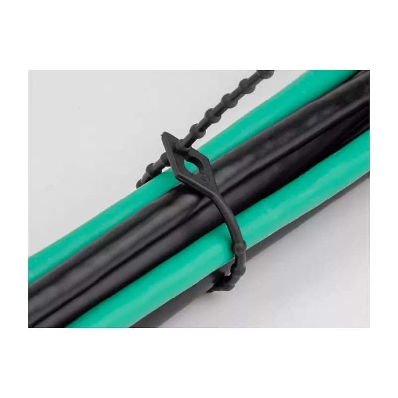 Pērlīšu kabeļsaites DeLOCK 19568 L 150 x W 2.4 mm melnas 100 gab.