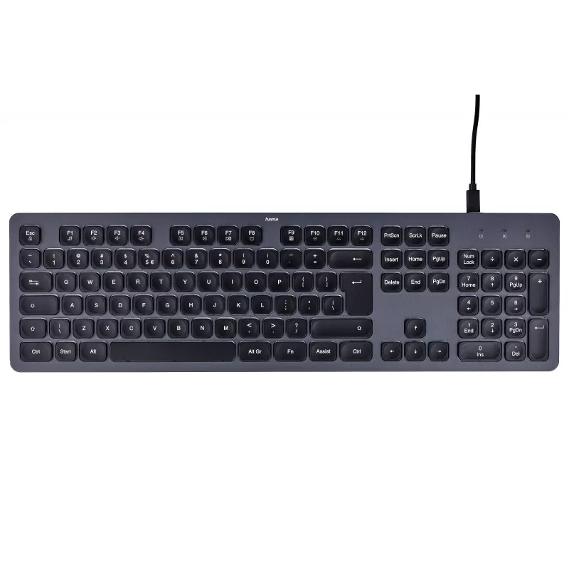 vadu tastatūra CK-400 melni pelēka
