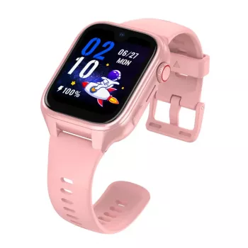 Viedpulkstenis Stelio Junior Pro AI 4G ST-SWJ102-PK — bērnu 4G pulkstenis, rozā