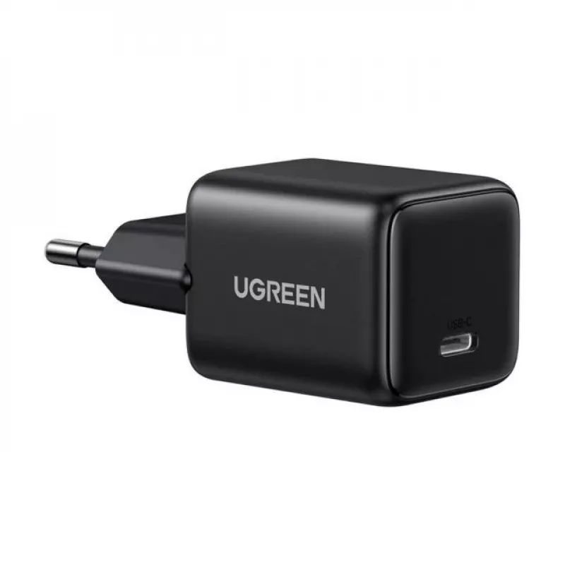 UGREEN X512 20W GAN 1X USB-C sienas lādētājs - Melns