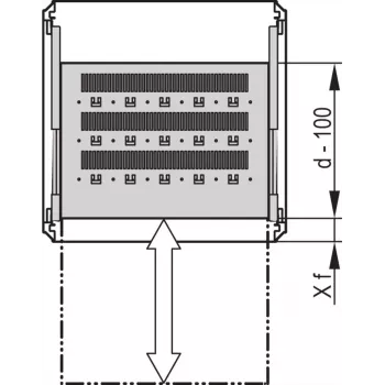 SCHROFF plaukts, izvelkams - statīvs AUSZ.FACH. 800B 700T (22130374)