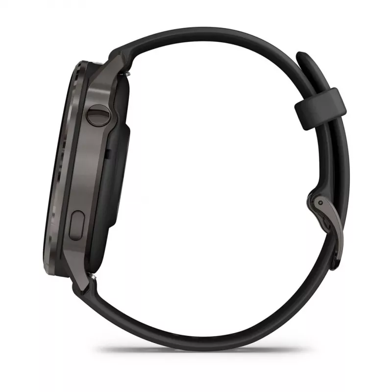 Viedpulkstenis GARMIN Venu 4 1,4 collu AMOLED GPS Melns, 45 mm korpuss, 8 GB, 12 dienu akumulators, 5 ATM