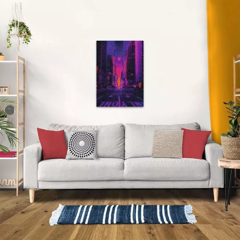 Puzle Ravensburger New York in Neon, 1000 gab., pieaugušo puzle