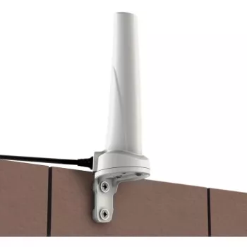 Daudzvirzienu 4 dBi 5G/LTE antena Poynting A-OMNI-0280-02-V1 SMA (vīrišķais) 2 m kabelis, masta/sienas stiprinājums, balta