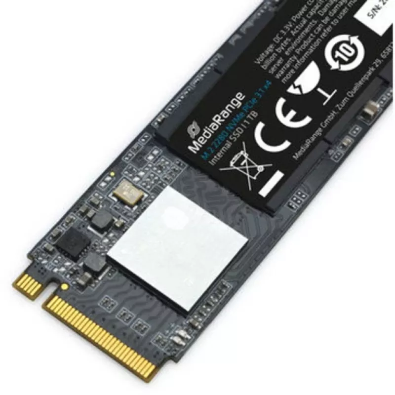 SSD disks MediaRange 1 TB M.2 PCI Express 3.1 NVMe MR1033