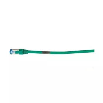 komutācijas kabelis RJ45 - CAT6A 500Mhz - 0,15 m - zaļš - S-STP(S/FTP) - AWG26 - LSZH - Synergy 21