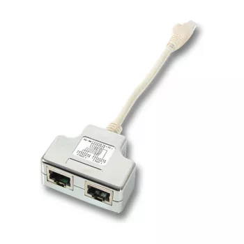EFB-Elektronik T veida adapteris Cat.6 2 x 10/100BaseT kabeļu koplietošanai Ražotājs: EFB Elektronik (K5126.015)