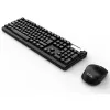 Inca IWS-549U Tastatūra ar peli iekļautu Biroja RF Bezvadu USB QWERTY Turku Melna