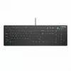 Tastatūra CHERRY AK-C8112 Medical USB QWERTZ Vācu Melna Balta Pilnizmēra