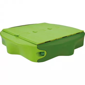 Smilšu kaste Simba-Dickie BIG 800056733, plastmasa, 1380×1380 mm, iebūvēti soliņi, zaļa
