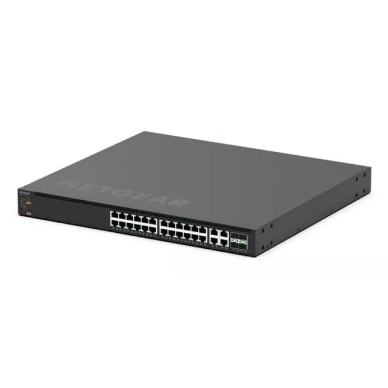NETGEAR MSM4332 Pārvaldāms L3 Strāva pa Ethernet tīklu (PoE) 1U Melns