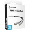Sharkoon PMP35 - Audio-Adapter - 4-poliger Mini-Stecker (M)