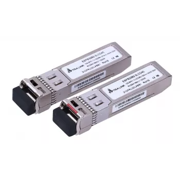 Extralink SFP+ 10G SFP+ WDM modulis 10Gbps 1270/1330nm vienmoda 40km LC DOM pāris