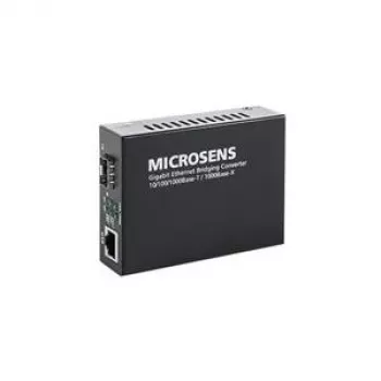 Mediju pārveidotājs Microsense MS400249 — 1x10/100/1000Base-T uz 1x1000Base-X šķiedru