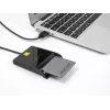 Viedkaršu lasītājs DeLOCK 91724 USB Type-A melns