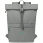Pilsētas mugursoma Rivacase Gremio pelēka poliesters rPET 280x135x430mm