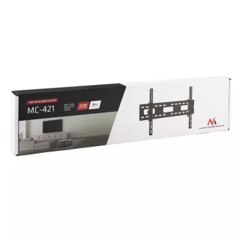 Maclean TV MC-421 Sienas stiprinājums 32-90 VESA 600x400 80kg Noliekams Universāls Ar līmeņrādi Piederumi Plakans plāns