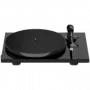 Pro-Ject E1 BT AT3600L High Gloss Melns — siksnas piedziņas skaņuplašu atskaņotājs ar AT3600L kasetni, Bluetooth izeja