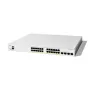 Cisco Catalyst 1200-24FP-4G viedais slēdzis, 24 porti GE, pilns PoE, 4x1GE SFP, ierobežota mūža aizsardzība (C1200-24FP-4G)