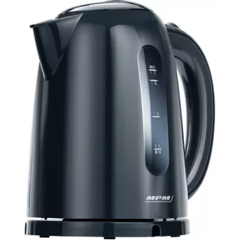 Elektriskā tējkanna MPM MCZ-85/G1 1,7 L, 2200 W, melna, plastmasas korpuss