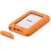 Ārējais SSD LaCie STND4000400 4 TB USB4 Gen 3x2 Thunderbolt USB Type-C, oranžs/nerūsējošais tērauds