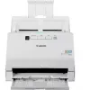 Canon imageFORMULA RS40 fotogrāfiju un dokumentu skeneris, 600 x 600 DPI, 40 lpp./min, 30 lpp./min, pelēktoņu, vienkrāsains, lokšņu padeves skeneris, balts