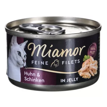 Mitrā kaķu barība Miamor MIAMOR Feine Filets 74044, vista & rīsi, 100 g bundža, pieaugušiem kaķiem