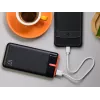 PowerBank EnerGo 10000mAh melns-oranžs