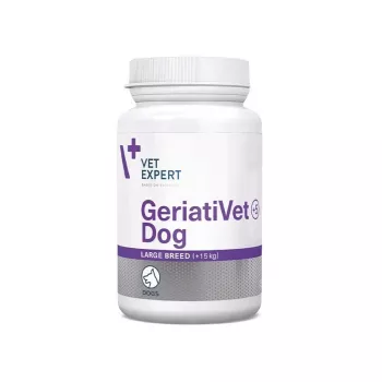VET EXPERT GeriatiVet Dog Large Breed - uzturošs preparāts vecākiem suņiem - 45 kaps.