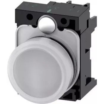 Siemens indikatora gaisma Plakana Balta 24 V maiņstrāva, 24 V līdzstrāva SIRIUS ACT 3SU1102-6AA60-1AA0 1 gab. (3SU1102-6AA60-1AA0)