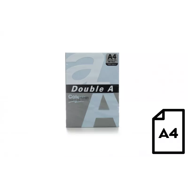 Krāsains papīrs Double A, 80g, A4, 500 loksnes, Ocean