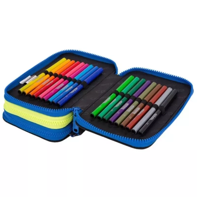 Penālis CoolPack Jumper 3 ATLANTIS F067828 — trīsstāvu skolas penālis