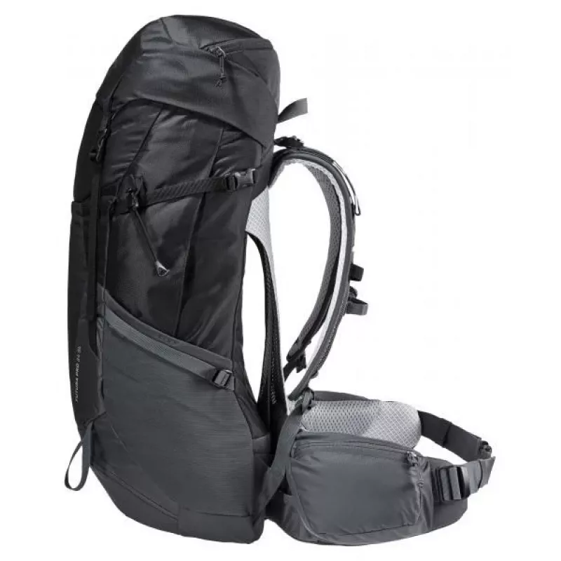 Mugursoma DEUTER Futura Pro 34 SL, sieviešu pārgājienu soma, 34 L, 1,56 kg, ventilācija, hidratācija 3 L, ķiveres stiprinājums, iekšējais tērauda rāmis