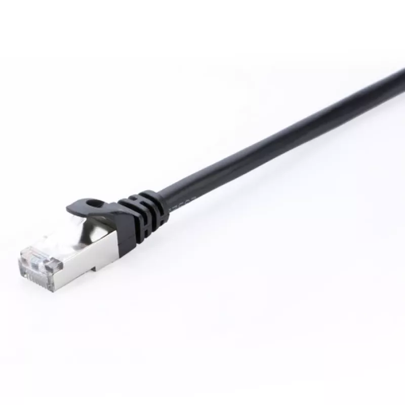 Tīkla kabelis V7 CAT6 Ethernet ekranēts STP RJ-45 5m melns