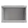 Rack montāžas skapis LANBERG WF03-5306-10S 19 collu 6U pelēks ar stikla durvīm