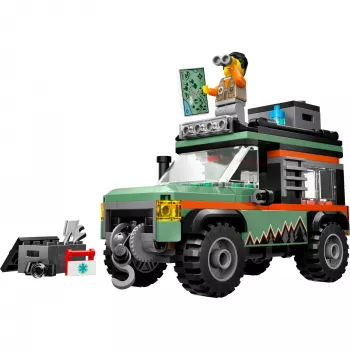 LEGO City bezceļa SUV 4x4 konstruktora komplekts 60447 — 221 detaļas, 1 minifigūra, vecums 6+
