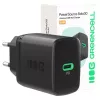 Barošanas adapteris zaļa Cell PowerSource Solo30 30W melns — USB-C viena porta lādētājs