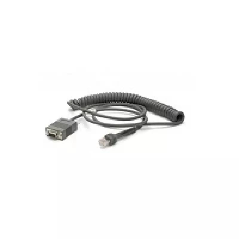 Zebra CBA-R71-C09ZAR seriālais kabelis Melns 2.8 m RS232 DB9