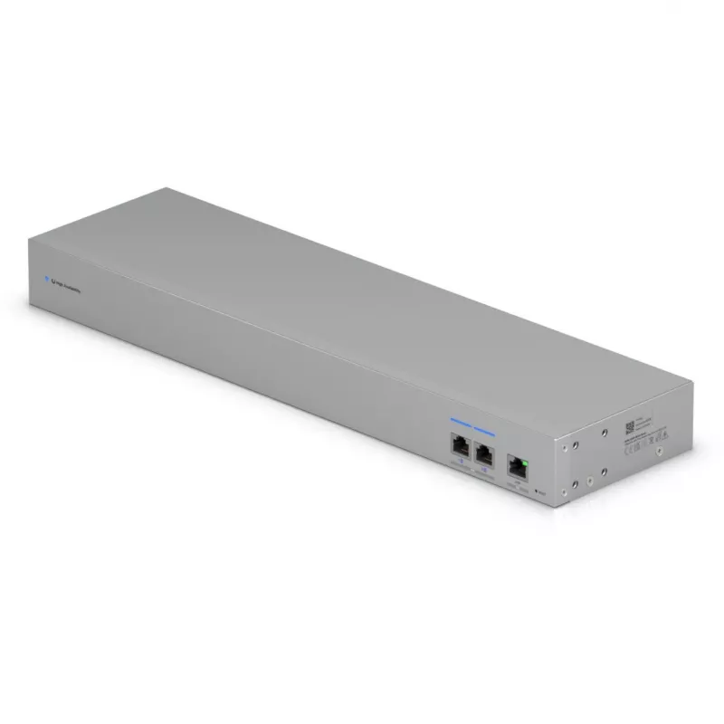 Ubiquiti UniFi WAN komutators ar RJ45 Gigabit Ethernet 1U pelēks 20 Gbit/s
