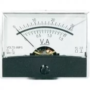 Voltcraft AM-60X46/30V/1,5A/DC uzstādīšanas mērinstruments AM-60X46/30V/1,5A/DC 30 V/1,5 A rādītājmērītājs (AM-60X46/30V/1,5A/DC)