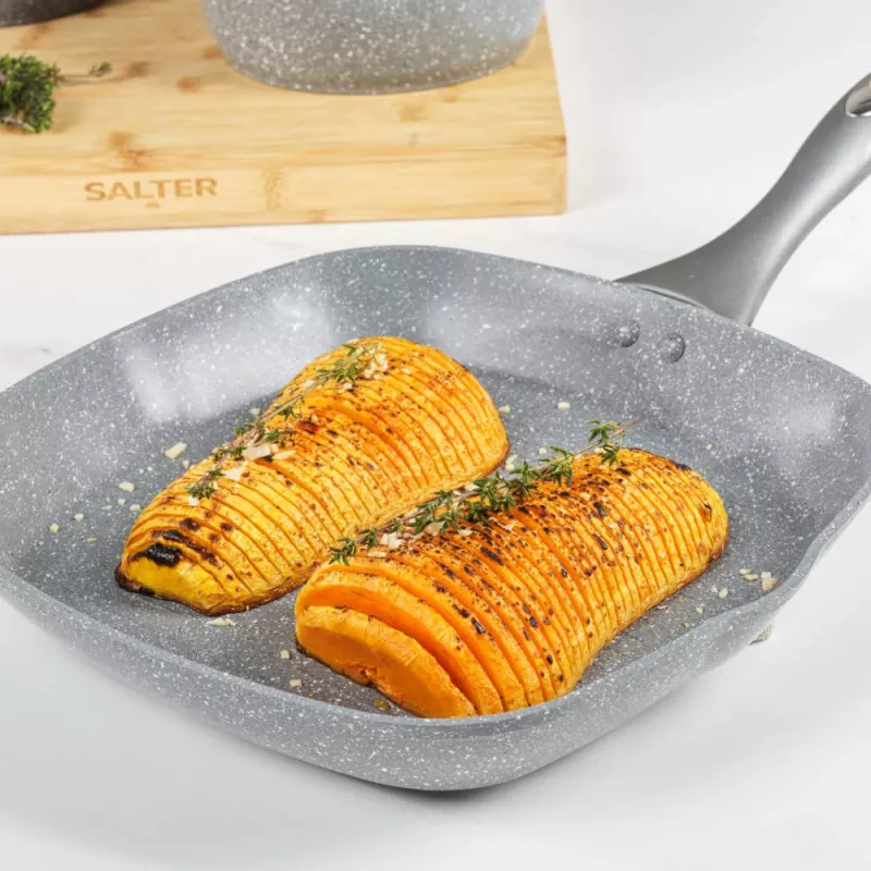 Griddle Pan Salter 28 cm Non-stick Marble Coating