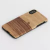 Telefona maciņš MAN&WOOD iPhone X/XS — terra Melns, aizsargājošs aizmugurējais vāciņš