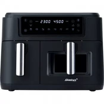 Dubultā gaisa cepeškrāsns HF 9500 DUO (melna, 2400 W, 2 grozi 6 l + 3,5 l)