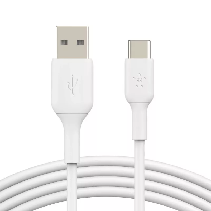 USB kabelis Belkin CAB001BT3MWH 3 m USB A USB C Balts