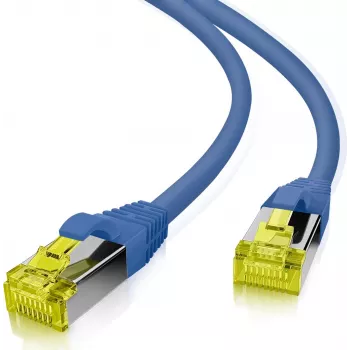 Tīkla komutācijas kabelis helos Ultra Flex S/FTP Cat 6a TPE, 10,0 m, zils