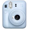 Instant kamera Fujifilm Instax Mini 12 zila — 86 x 54 mm izdrukas, 60 mm fokusa attālums, elektroniskais aizvars