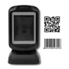 Fiksēts 1D/2D svītrkodu lasītājs QOLTEC 50864, LED sensors, USB vadu savienojums, melns, 145×85×80 mm